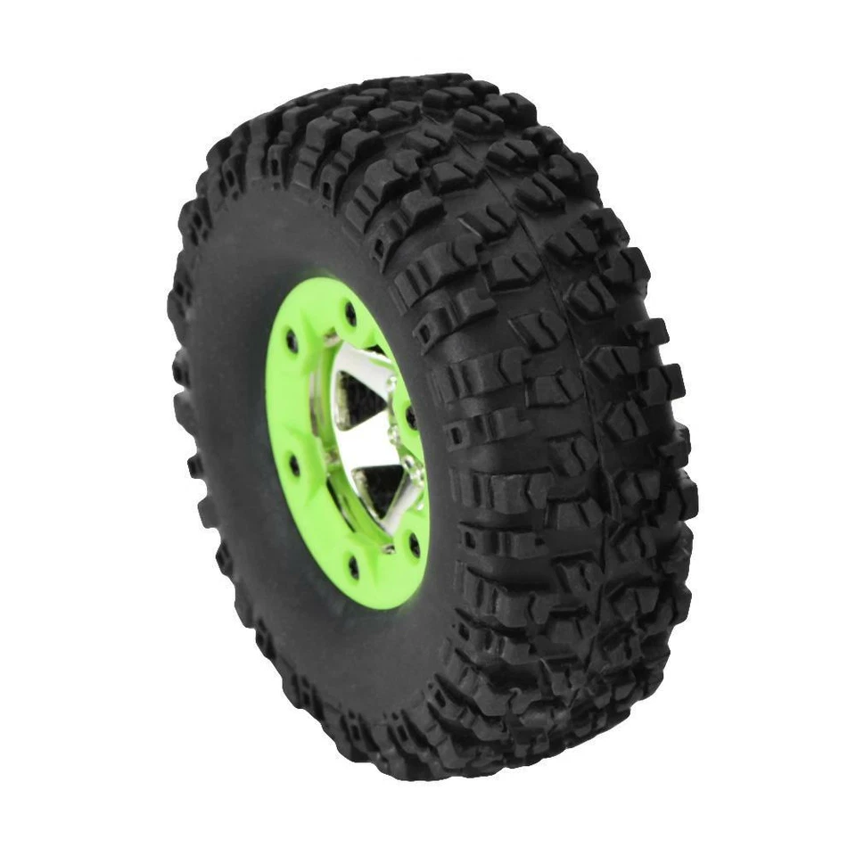 4 Pcs Gummireifen Modell Zubehr für Wltoys 12428 12423 1:12 RC Auto Rad - Bild 1 von 4