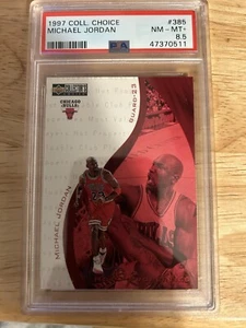 Michael Jordan 1997 Upper Deck Collectors Choice #385 PSA 8.5 Bulls HOF - Picture 1 of 2