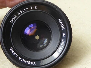 YASHICA DSB 55mm f/2 C/Y Mount Prime Camera Lens -contax yashica mount optics ok - Picture 1 of 6