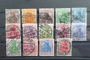 German Reich Michel Number 140-153 Postmarked (Ai 889) - Picture 1 of 1
