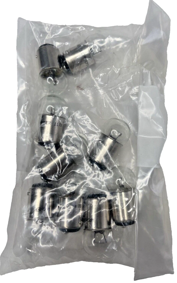 (9 Bombillas) Lámparas Automotrices Miniatura Wagner 1178 - Nuevas en Bolsa Foto 1 de 1