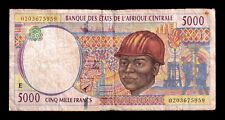 Central African St. Camerun 5000 Francs 2002 Pick 204Eg Bc F
