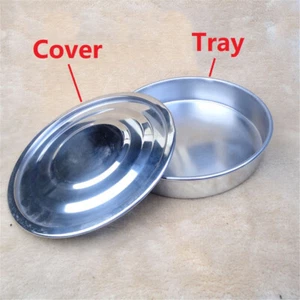 Tray & Cover for Lab Test Sieve Mesh Screen Filter Diameter 10-40cm Various Size - Picture 1 of 6
