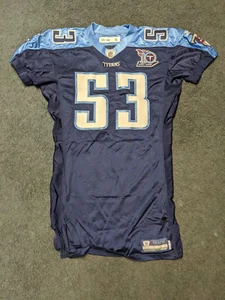 2008 Tennessee Titans KEITH BULLUCK Game Used Jersey W/Patch COA TITANS GAMER - Picture 1 of 10