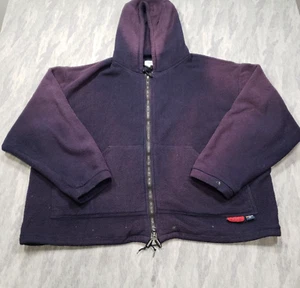 Korbaba FR Protective Apparel Mens XL Blue Fleece Zip Up Hooded Nomex III A - Picture 1 of 14