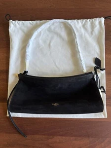 Alaia Le Click East West Medium in Black Nubuck Gold Hardware New with Tags - Picture 1 of 12