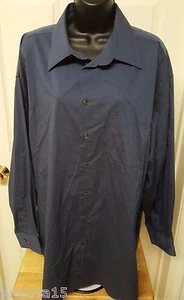 Claiborne Mens Shirt Size 18 34/35 Blue - Picture 1 of 3