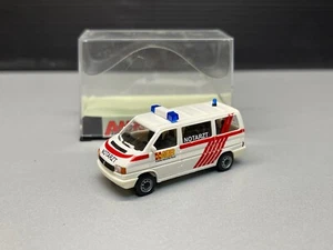 Volkswagen VW T4 Personen Bus ASB Arbeiter Samariter Notarzt AMW AWM H0 1:87 OVP - Picture 1 of 11