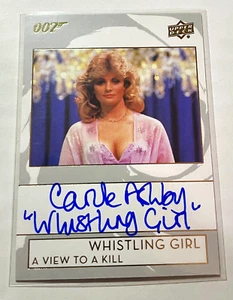 Carole Ashby as Whistling Girl 2019 Upper Deck James Bond Auto w/ Inscription SP - Picture 1 of 1