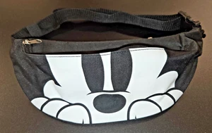 Disney Peeking Mickey Mouse Fanny Waist Pack 12" Black & White NWOT - Picture 1 of 7