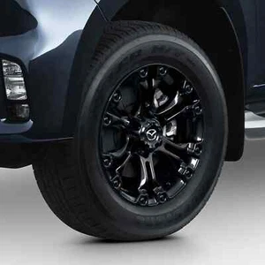 New Genuine Mazda BT-50 18Inch Black Alloy Wheel TF-11ACAW18B ZW Dual Cab XTR GT - Picture 1 of 1