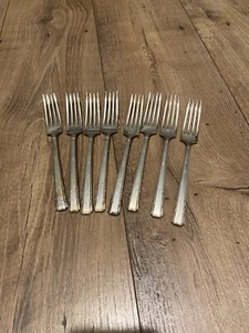 "Horquillas Wallace Plate Silver Shod de 7"" (juego de 8)" - Imagen 1 de 4