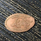 Triceratops dinosaurs alive Copper pressed smashed elongated penny P6283
