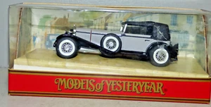 Matchbox Models of Yesteryear Y16 Mercedes Benz SS 1928 grau & schwarz Maßstab 1:45 - Bild 1 von 2