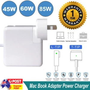 New Power Adapter Charger For Apple MacBook Pro Air 11" 13" 15" 17" 45W 60W 85W - Picture 1 of 20