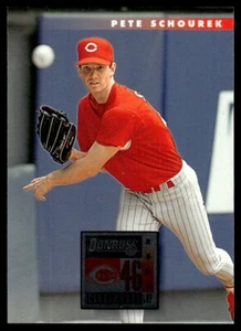 1996 Donruss Pete Schourek Cincinnati Reds #85 - Picture 1 of 2