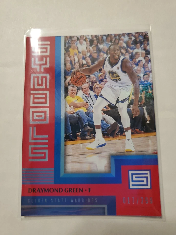 2017-18 Panini Status Symbols Pink 017/299 Draymond Green #4 - Image 1 of 1