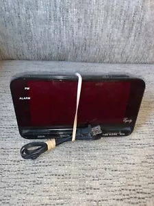 Equity Large 3" LED Digital Alarm Clock Model 3009531 Works Great! - Picture 1 of 3
