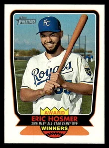 2017 Topps Heritage #AW-7 Eric Hosmer Award Winners Near Mint or Better - Picture 1 of 2