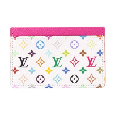 Louis Vuitton x Takashi Murakami Card Holder White Multicolored - Image 1 of 3