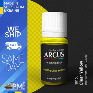 Arcus N010 Nitro Paints Clear Yellow Clear Varnish 10ml. - Picture 1 of 3