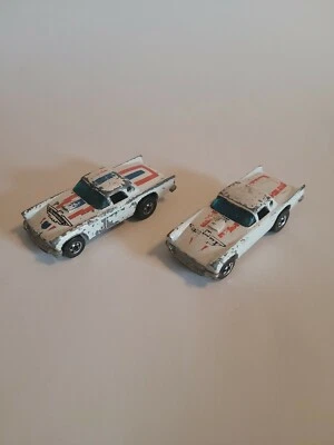 Lote De Colección De 2 1977 Hot Wheels '57 T-Bird Ford Thunderbird Blanco ¡Hong Kong! RARO! Foto 1 de 4