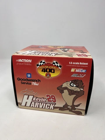 NASCAR Action Racing Kevin Harvick #29 2001 Taz Helmet 1:3 Scale Brand New Cover