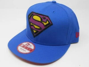New DC Comics LIMITED EDITON Superman 3D Logo New Era 9Fifty Snapback Hat B02 - Picture 1 of 6