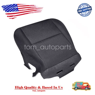 For 2007-2014 GMC Sierra 1500 2500HD 3500HD Driver Bottom Cloth Seat Cover Black - Image 1 of 4
