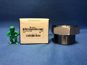 Swagelok SS-32-P Stainless Steel Pipe Fitting Pipe Plug 2 in Male NPT - Picture 1 of 4