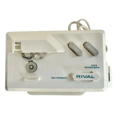 Afila cuchillos Rival debajo del gabinete blanco modelo 7507 PROBADO Y FUNCIONA Foto 1 de 4