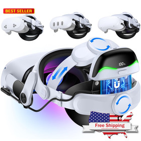 Kawaye VR Head Strap Meta Quest 3S 3 2 Hot Swap Battery 6700mAh Dual