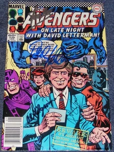 LOS VENGADORES #239~FIRMADO STAN LEE~DAVID LETTERMAN~MILGROM~SINNOTT~MARVEL COMICS - Imagen 1 de 10