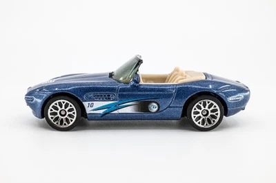 2003 Matchbox #10 BMW Z8 TOPAZ BLUE METALLIC | HERO CITY LOGO | MINT - Image 1 of 2