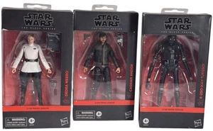Star Wars Serie Negra Andor Paquete de 3 Figuras Cassian ~ Meero ~ K-2SO Nuevo Sellado - Imagen 1 de 5