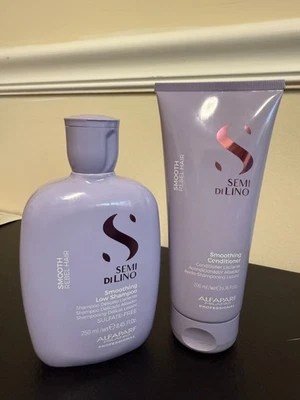 Alfaparf Semi Di Lino Smoothing Low Shampoo 8.45oz/Conditioner6.76oz DUO - Image 1 of 3