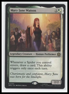 Magic The Gathering Mary Jane Watson #134 Regular Raro - Spider-Man Universes Beyond - Imagen 1 de 2