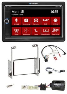 Blaupunkt Lenkrad DAB TMC 2DIN USB Bluetooth Navigation für Nissan X-Trail T31 2 - Bild 1 von 12