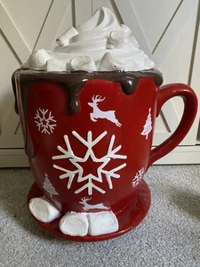 Tiktok Viral New RARE Christmas Food Stool Hot Choco Mug Marshmallow Home Decor - Picture 1 of 4
