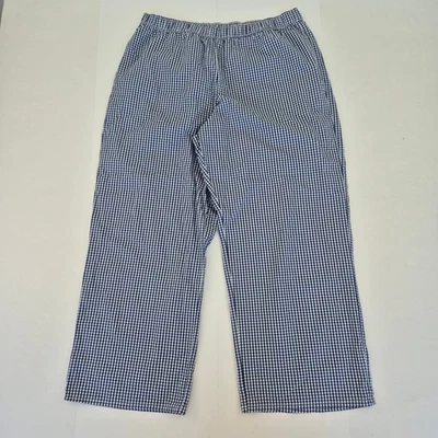 Pantalones de pijama HOLLISTER XL azules para hombre mezcla de algodón ropa de dormir patrón a cuadros Foto 1 de 4