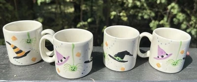 4 tazas para niños de Halloween Hocus Pocus Hartstone de caja y barril ¡COMO NUEVAS COMPRA AHORA!! Foto 1 de 4