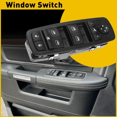 Interruptor de control de ventana lateral eléctrico del conductor para camioneta Ram 2500 1500 3500 2014-2016 Foto 1 de 4