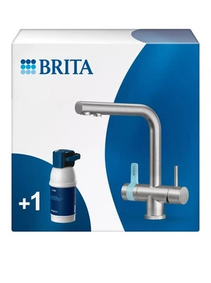 BRITA mypure P1 3-Way Water Filter Tap, Rectangle, Reduces Chlorine & Limescale - Image 1 of 4