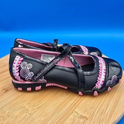 Туфли детские Skechers Bella Ballerina черные розовые Mary Jane размер 2 - Изображение 1 из 4