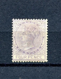 Lagos #23 (L797) QV 4 p violet, wmk 2, type I, M, HR, FVF, CV$160.00 - Picture 1 of 2