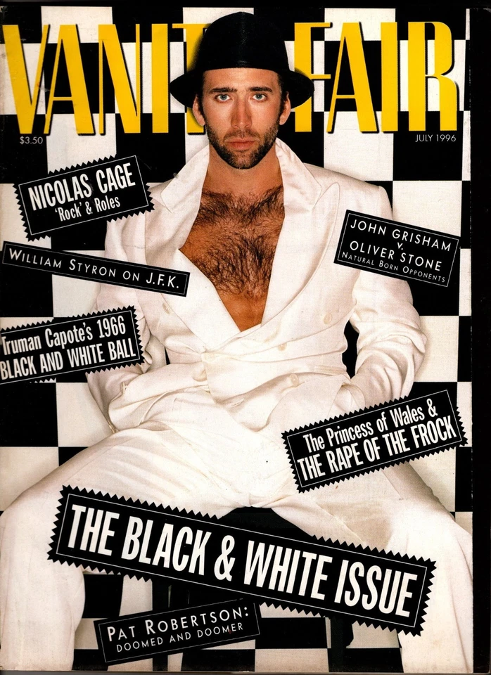 1996 Vanity Fair July - Nicholas Cage; John Grisham; Truman Capote;Pat Robertson - Image 1 of 1