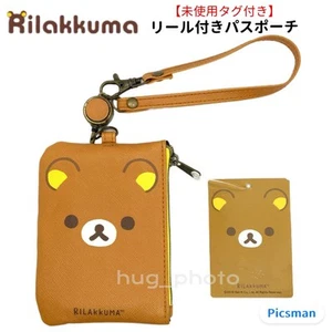 Rilakkuma 2019 Reel Pass Case Strap Pouch with Tag San X Japan Rare - Picture 1 of 5