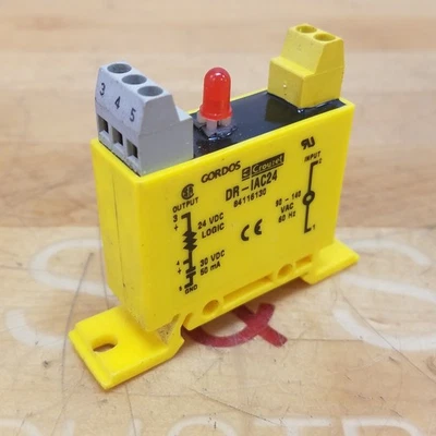 Crouzet DR-IAC24 Input Module, 24VDC Logic, 30VDC, 50mA, 90-140VAC, 60Hz - USED - Image 1 of 3
