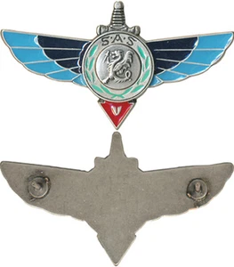 1° Régiment Parachutiste d’Inf. de Marine, R.A.P.A.S, pastille argent(FIA)(7484) - Imagen 1 de 1