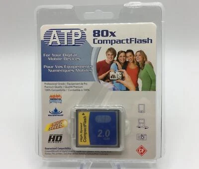 ATP 2GB Compact Flash 80X High Speed (AF2GCF) - Image 1 of 2